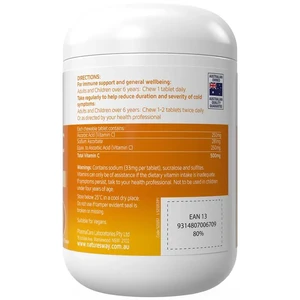 (PRE ORDER) Nature's Way Sugarless Vitamin C 500mg 300 Chewable Tablets shelf life 2yrs